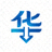 华体会体育官方Logo - 橙色盾牌与抽象运动轨迹结合