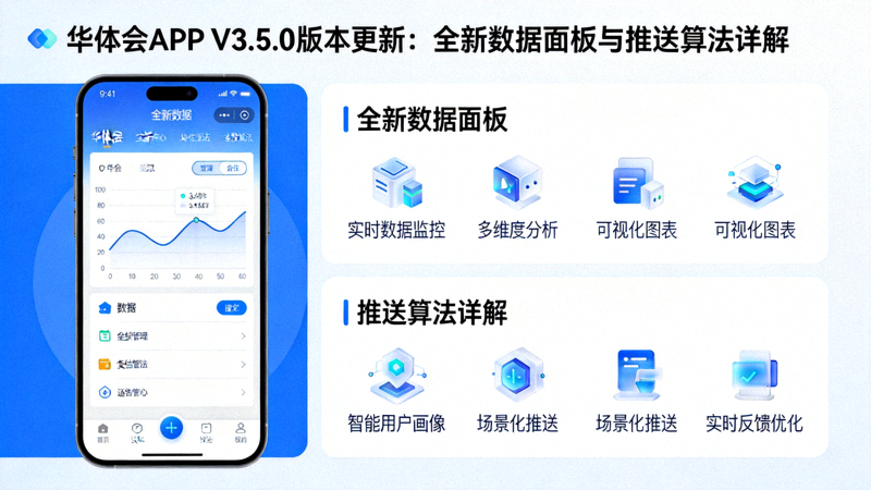 华体会APP V3.5.0版本更新：全新数据面板与推送算法详解